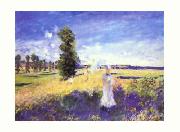 Claude Monet The Walk Norge oil painting reproduction